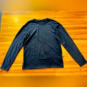 All Saints Long Sleeve Crew T-Shirt